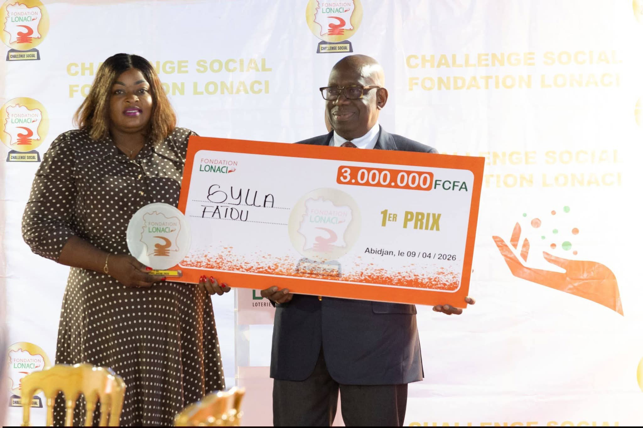 Challenge Social LONACI 2025 : Fatou Sylla remporte 3 millions FCFA et le premier prix