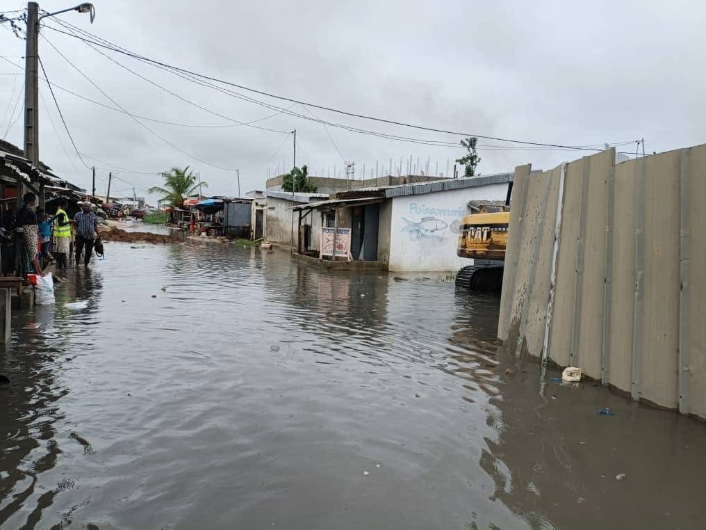 Les équipes municipales mobilisées pour le drainage des eaux à Gonzagueville