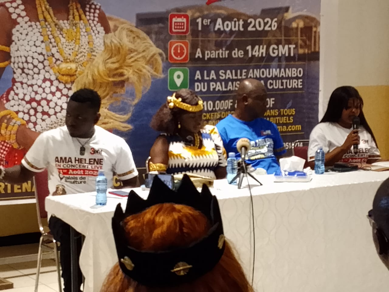 Ama Hélène "La Diva du Moronou" en concert au Palais de la Culture le 1er août 2026