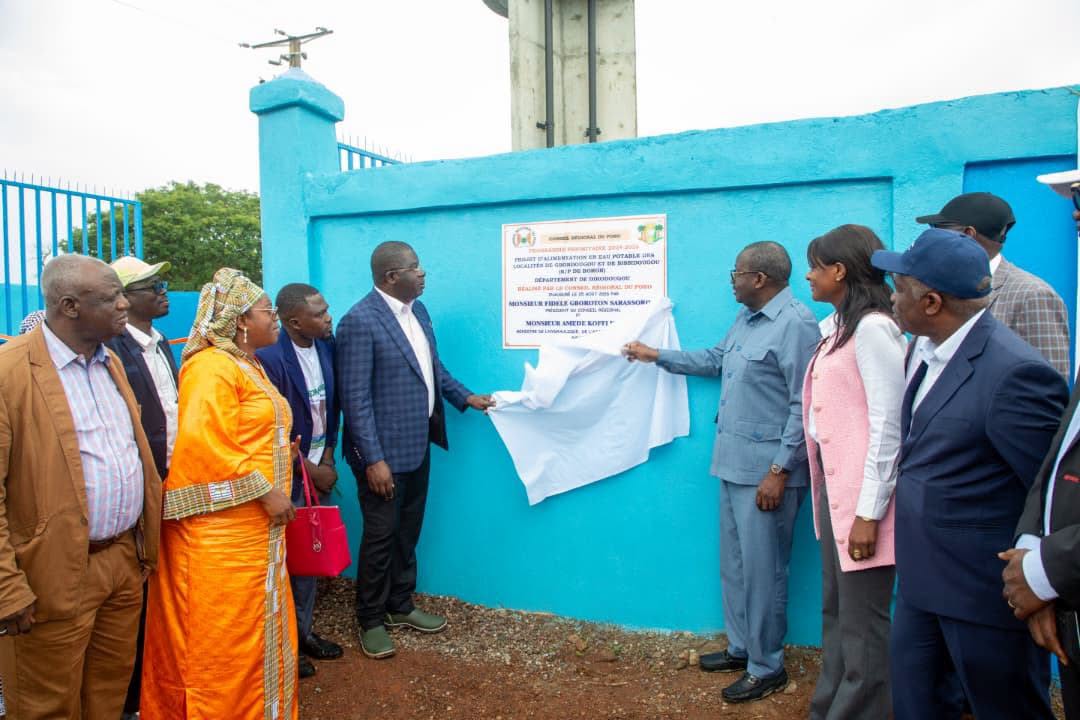 Nakouroubélékaha et Gbondougou raccordés à de nouveaux systèmes d’adduction en eau potable